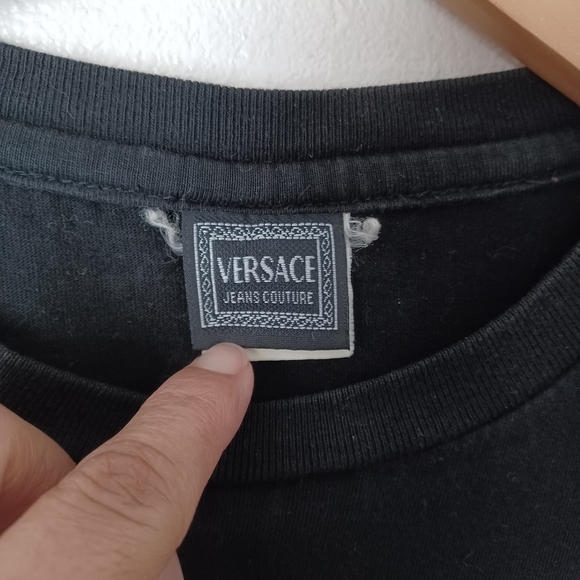 Versace Jeans Couture Black Unisex Tshirt Size Small - Picture 8 of 8